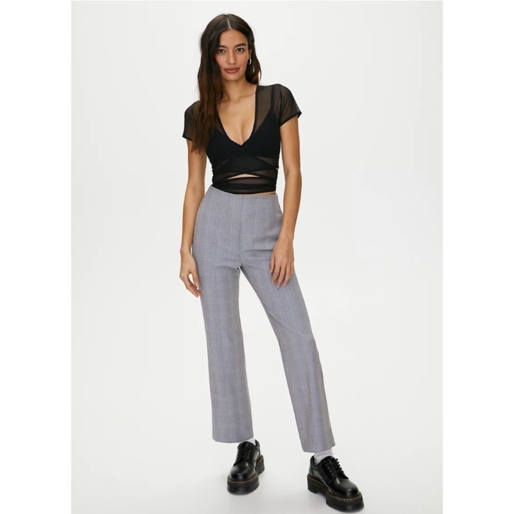 Sunday Best | Taro Plaid Pants Size 4 Aritzia